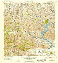 Aguas Buenas 1952 topographic map thumbnail