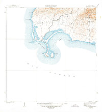 Cabo Rojo 1938 topographic map thumbnail