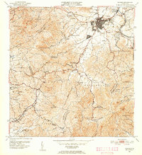 Caguas 1952 topographic map thumbnail