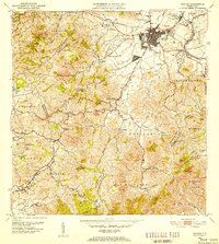 Caguas 1952 topographic map thumbnail