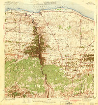 Camuy 1942 topographic map thumbnail