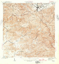 Cayey 1946 topographic map thumbnail