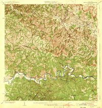 Central La Plata 1942 topographic map thumbnail