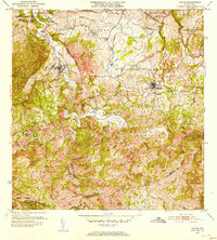 Ciales 1953 topographic map thumbnail
