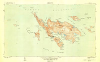 Culebra And Adjacent Islands 1950 topographic map thumbnail