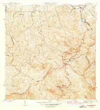 El Yunque 1946 topographic map thumbnail