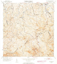 El Yunque 1952 topographic map thumbnail