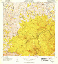 El Yunque 1952 topographic map thumbnail