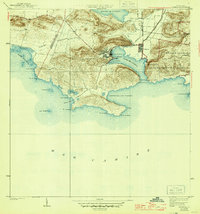 Guanica 1938 topographic map thumbnail