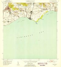 Guayama 1952 topographic map thumbnail
