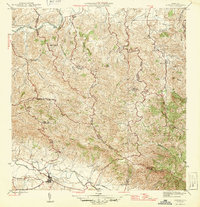 Gurabo 1946 topographic map thumbnail