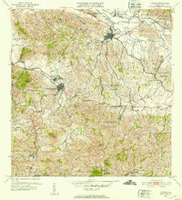 Juncos 1952 topographic map preview