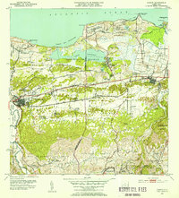 Manati 1953 topographic map thumbnail