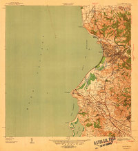 Mayaguez 1939 topographic map thumbnail