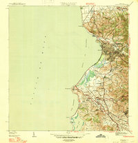 Mayaguez 1947 topographic map thumbnail
