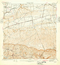 Moca 1942 topographic map thumbnail