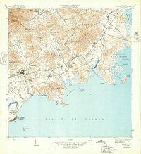 Naguabo 1946 topographic map thumbnail