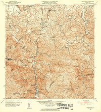 Naranjito 1952 topographic map thumbnail