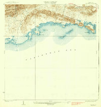 Parguera 1938 topographic map preview