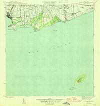 Playa De Ponce 1945 topographic map thumbnail