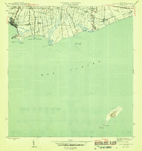 Playa De Ponce 1945 topographic map thumbnail