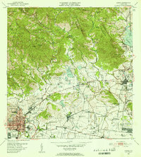 Ponce 1952 topographic map thumbnail