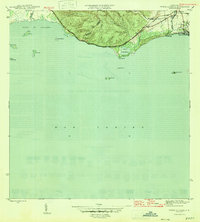 Punta Cuchara 1946 topographic map thumbnail
