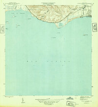 Punta Cuchara 1946 topographic map thumbnail