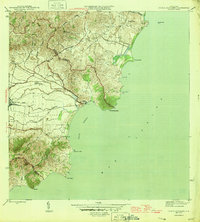 Punta Guayanes 1946 topographic map thumbnail