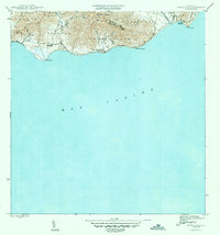 Punta Tuna 1945 topographic map thumbnail