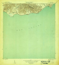 Punta Tuna 1945 topographic map thumbnail