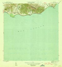Punta Tuna 1945 topographic map thumbnail