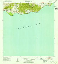 Punta Tuna 1952 topographic map thumbnail