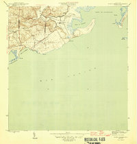 Punta Verraco 1946 topographic map preview