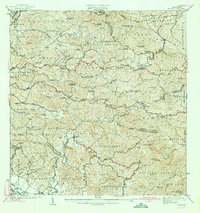 Rosario 1942 topographic map thumbnail