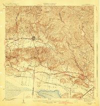 Sabana Grande 1941 topographic map thumbnail