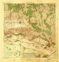 Sabana Grande 1941 topographic map thumbnail