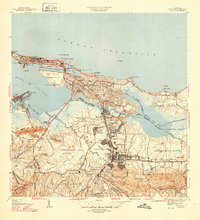 San Juan 1947 topographic map thumbnail