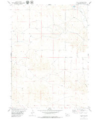 Agate NW 1979 topographic map thumbnail