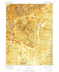 Alpha Mountain 1971 topographic map thumbnail