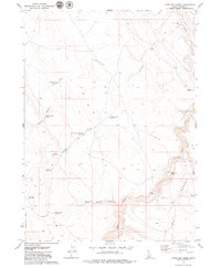 Antelope Creek 1979 topographic map thumbnail