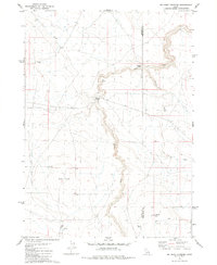 Big Bend Crossing 1980 topographic map thumbnail