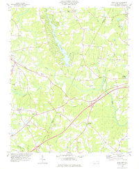 Bunn East 1978 topographic map thumbnail