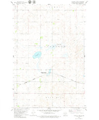 Canfield Lake 1979 topographic map thumbnail