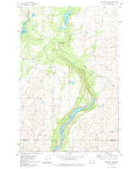 Chapman Lake 1980 topographic map thumbnail