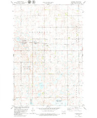 Chaseley 1978 topographic map thumbnail