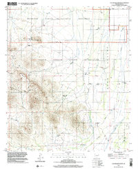 Cocoraque Butte 1996 topographic map thumbnail