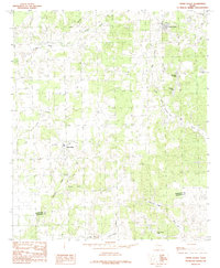 Cross Roads 1984 topographic map thumbnail