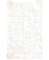 Deer Creek Church 1983 topographic map thumbnail