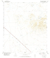 Dowman Canyon 1978 topographic map thumbnail
